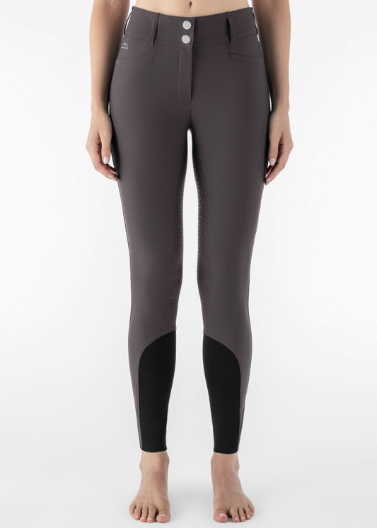 Rijbroek Equiline Adellek Full Grip Dames Marsh / Mud
