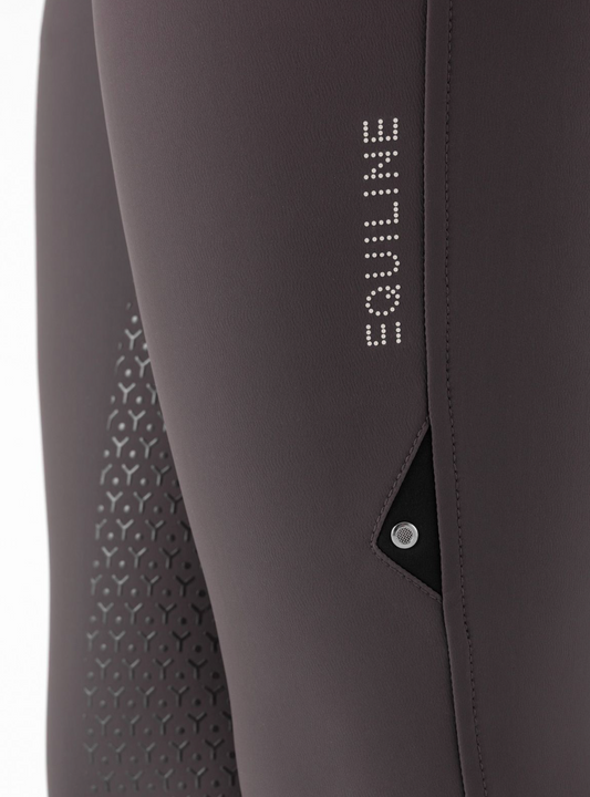Rijbroek Equiline Adellek Full Grip Dames Marsh / Mud