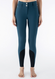 Rijbroek Equiline Adellek Full Grip Dames Legion Blue
