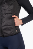 Verwarmde bodywarmer Slimline Style Zwart