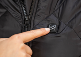 Verwarmde bodywarmer Slimline Style Zwart