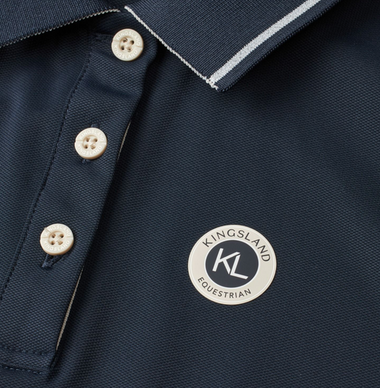 Kingsland Laura Sleeveless Polo Navy