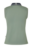 Kingsland Laura Sleeveless Polo Green Agave
