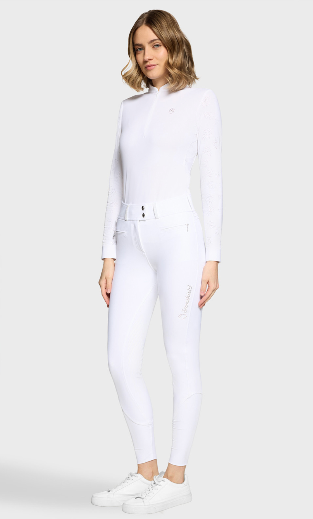 Samshield Rijbroek Claranova Full Grip Wit