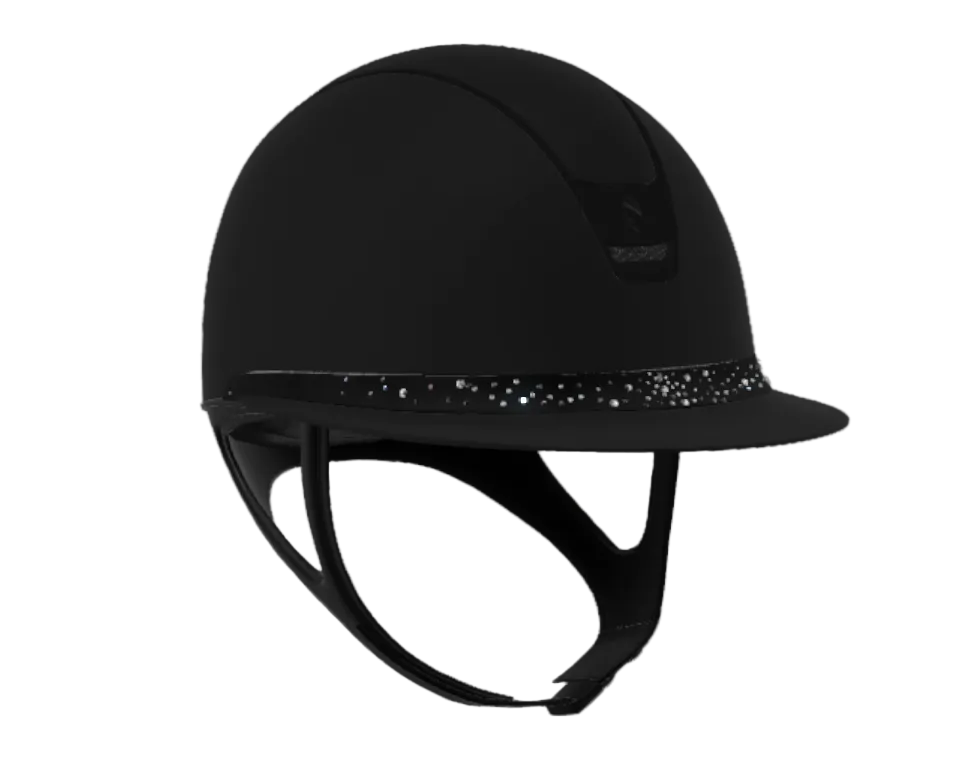 Samshield 2.0 Miss ShadowMatt Zwart Crystal Rain Frontal band