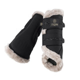 Beenbeschermers Faux Leather Jewel Heritage Black