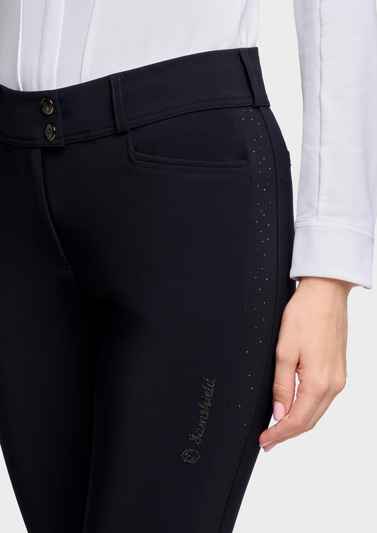 Samshield rijbroek Delila Knie Grip Zwart