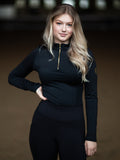 Equestrian Stockholm Air Breeze Shirt Black Gold