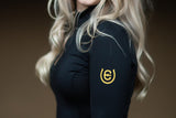 Equestrian Stockholm Air Breeze Shirt Black Gold