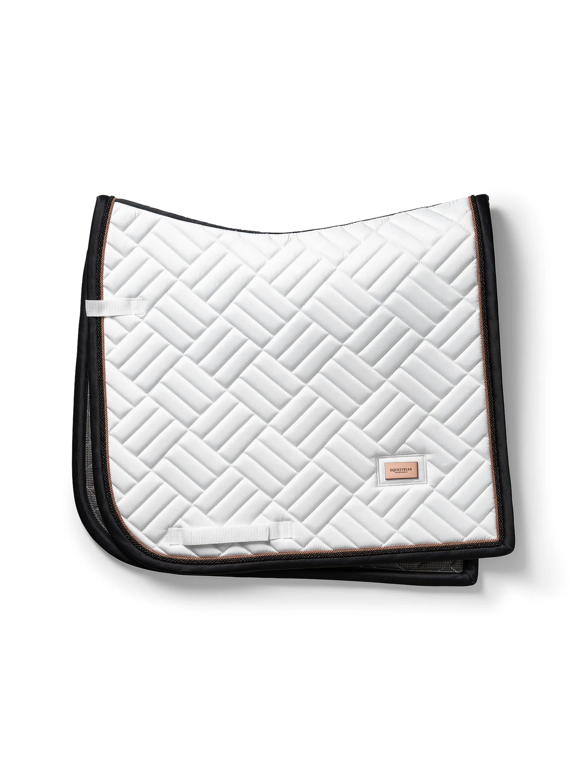 Equestrian Stockholm Zadeldek Modern White Dark Ocean