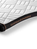 Equestrian Stockholm Zadeldek Modern White Dark Ocean