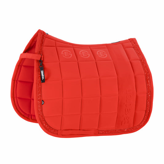 Eskadron Zadeldek Dynamic Big Square Jewel Poppy Red