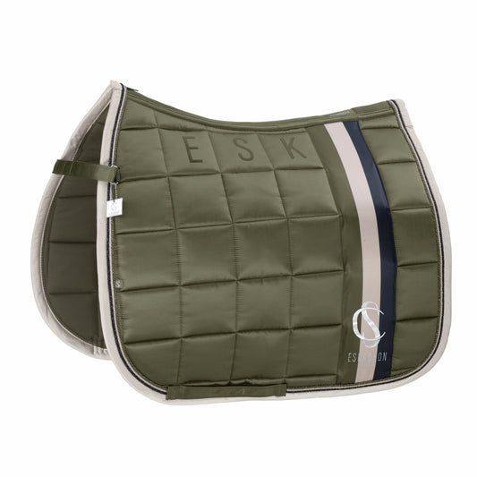 Eskadron Zadeldek Classic Sports Big Square Mattgloss Olijfgroen