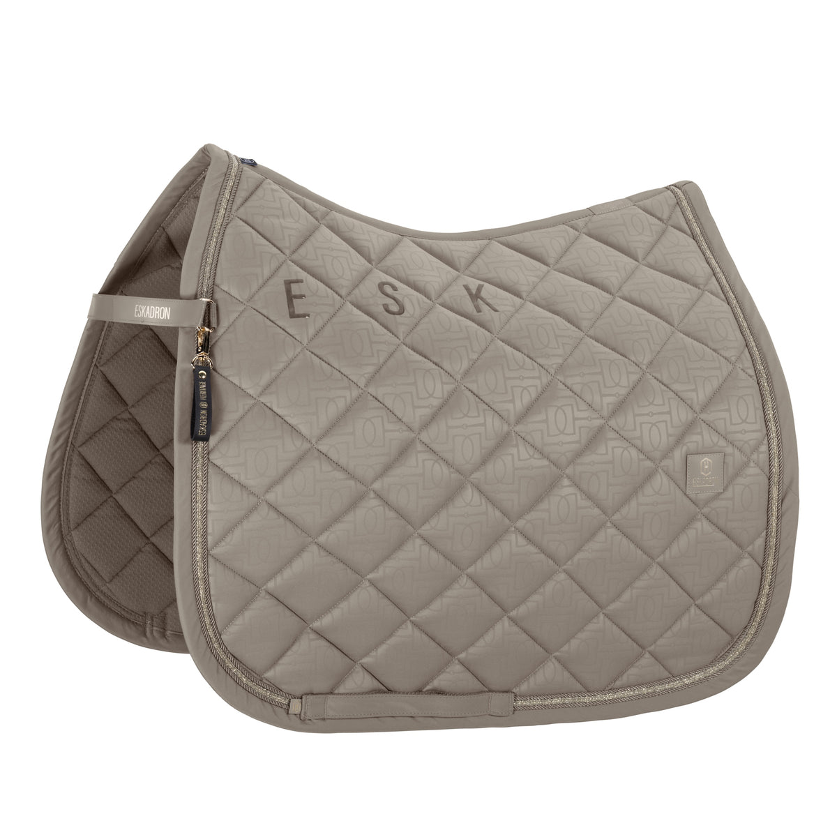 Eskadron Zadeldek Jacquard Heritage Ash