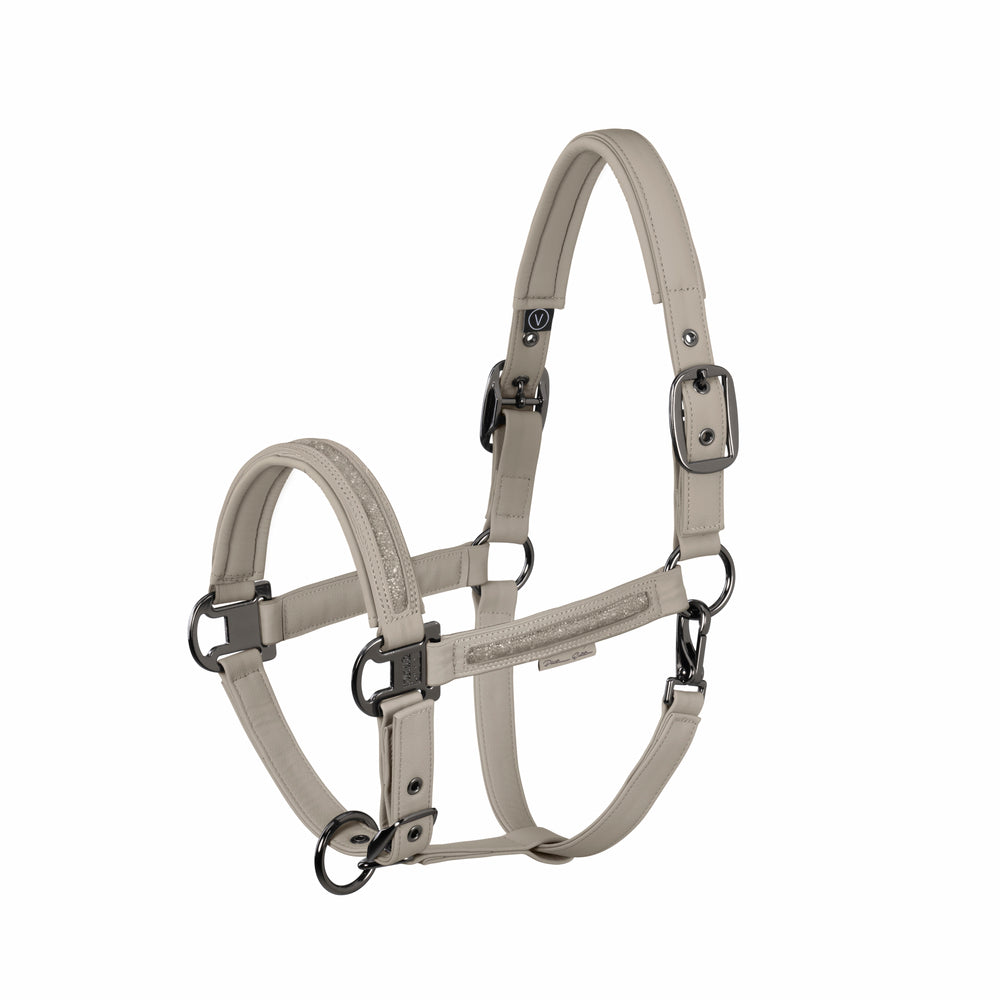 Eskadron halster Faux Leather Jewel Platinum Pale Grey