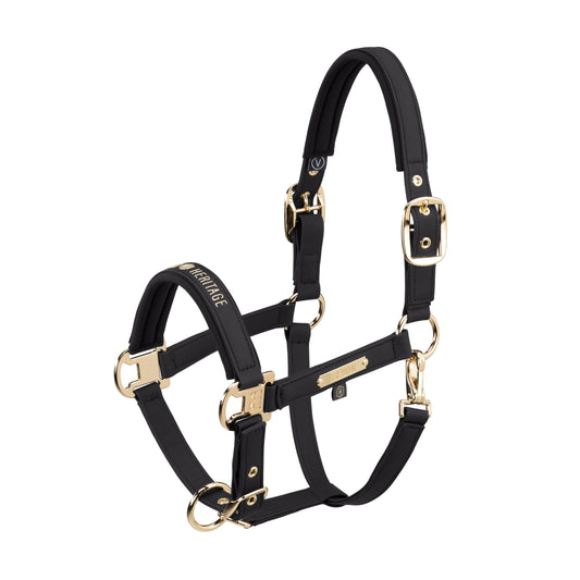 Eskadron Halster Faux Leather Double Pin Heritage Black