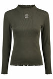 Eskadron Shirt Rib Dynamic Turtleneck Olijf