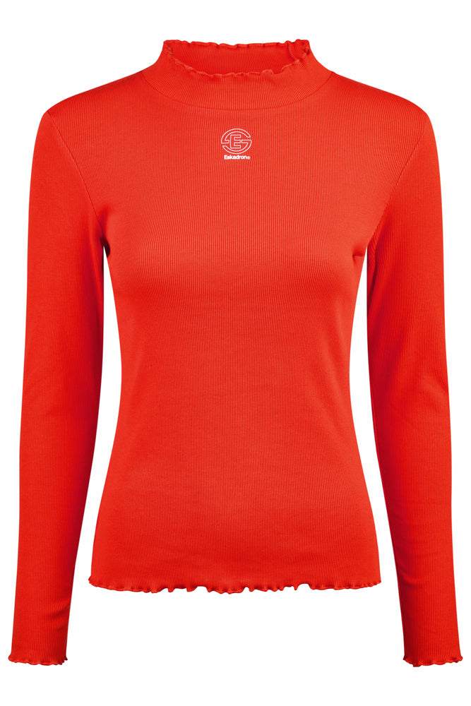 Eskadron Shirt Rib Dynamic Turtleneck Rood