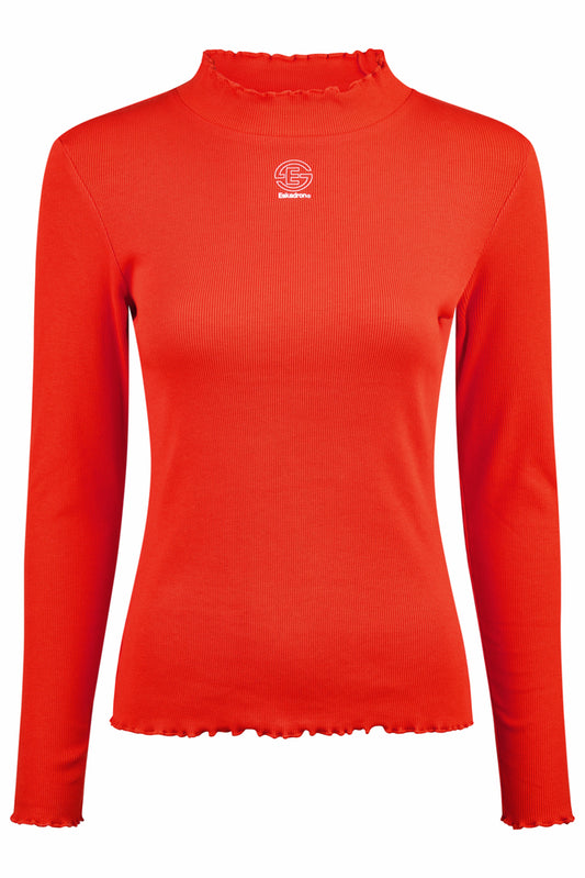 Eskadron Shirt Rib Dynamic Turtleneck Rood