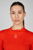 Eskadron Shirt Rib Dynamic Turtleneck Rood