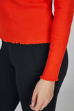Eskadron Shirt Rib Dynamic Turtleneck Rood