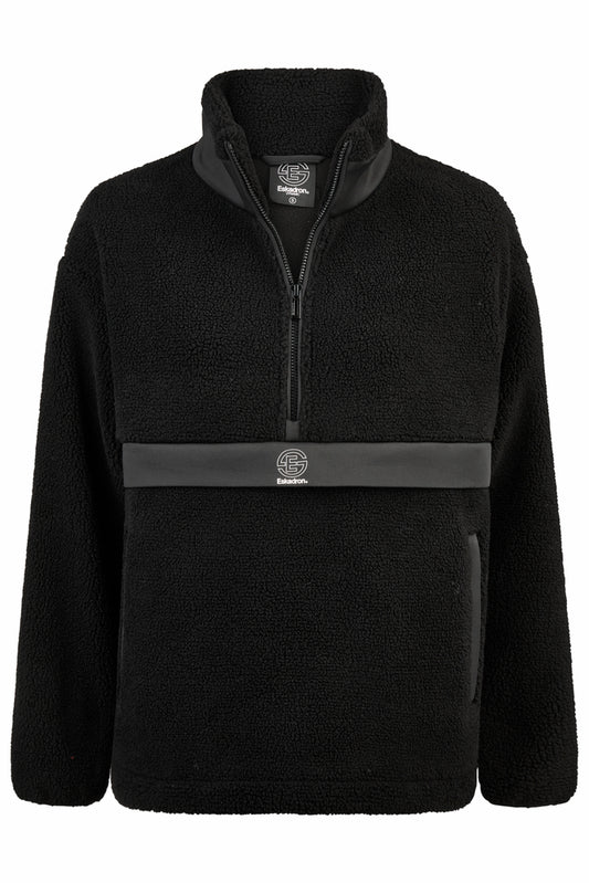 Eskadron Half Zip Sweater Teddy Dynamic Zwart
