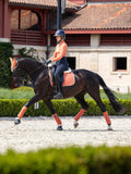 Saddle pad Suede Dressage Square Apricot