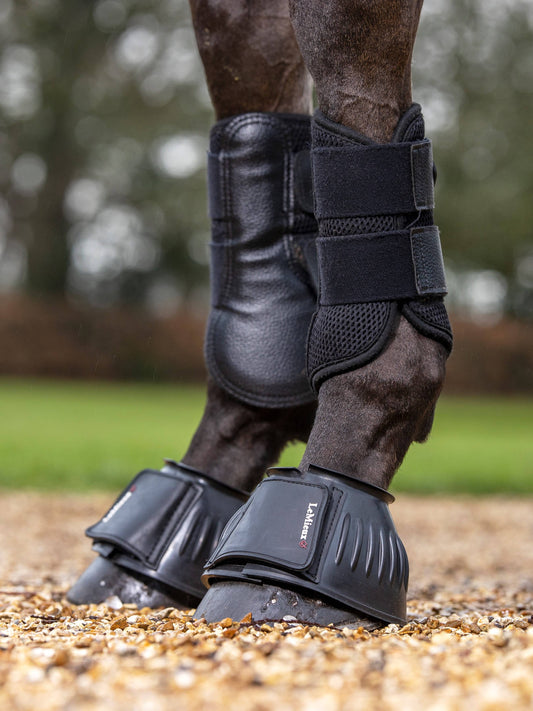 Rubber Bell Boots Zwart