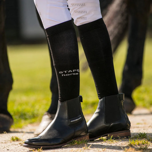 STAPP Horse Kousen Ultra Fine 3-Pack Zwart