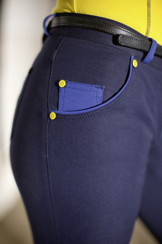 Riding breeches Pro Team Junior blue