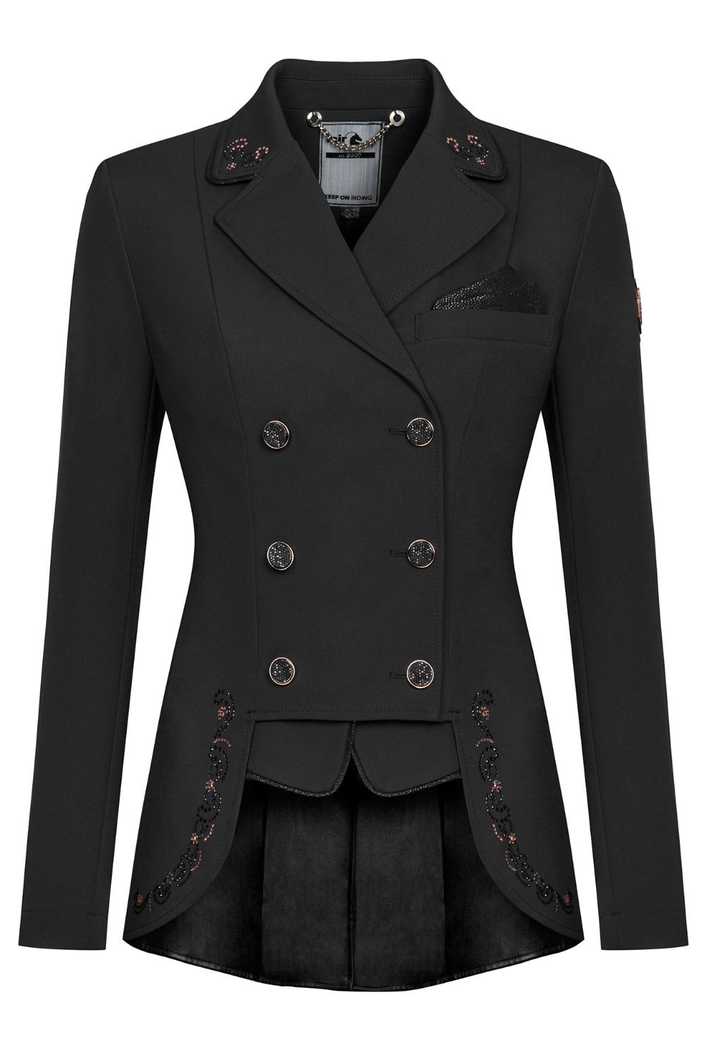 Wedstrijdjas Lexim Chic Rosegold Zwart