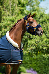 Fleecedeken Dutch Crown Navy-Oranje