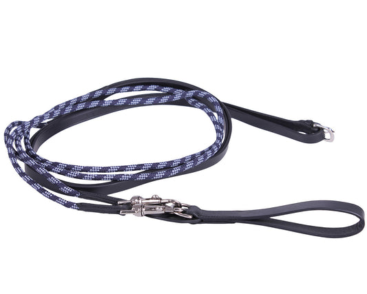 Luxury black reins