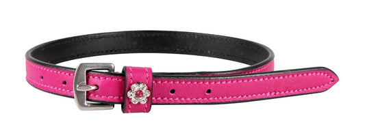 Callisto fuchsia spur belts