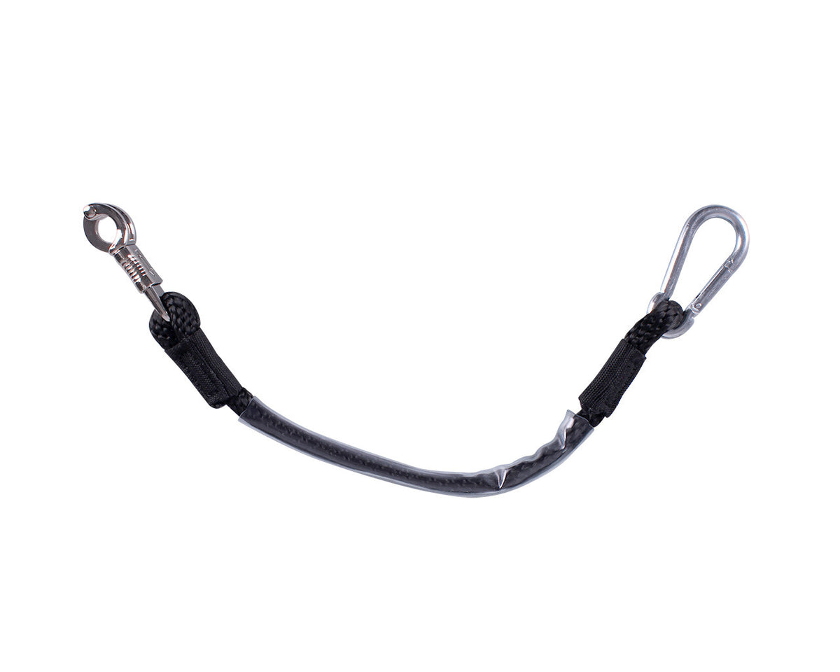 Tie down line 90cm Black