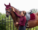 Saddle pad Orlando Burgundy