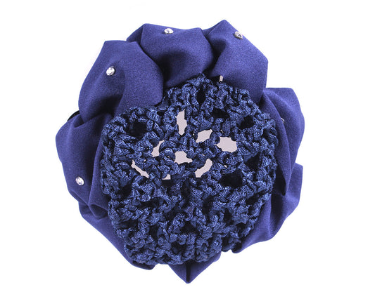 Haarstrik Flower Navy