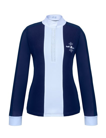 Wedstrijdshirt Claire Pearl Long Sleeve Dames Navy