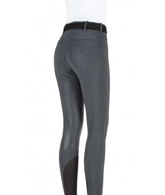 Equiline Rijbroek Adellek Full Grip Dames Night Grey