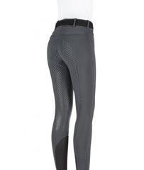 Rijbroek Equiline Adellek Full Grip Dames Night Grey