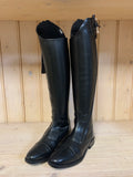 Riding Boots Demo Black Zipper Diagonal [33] 
