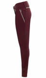 Riding breeches Malou Plum Silicone Seat Women
