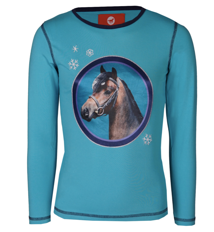 T-shirt Fame Azure Blue