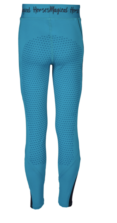 Riding leggings Nina Junior Turquoise
