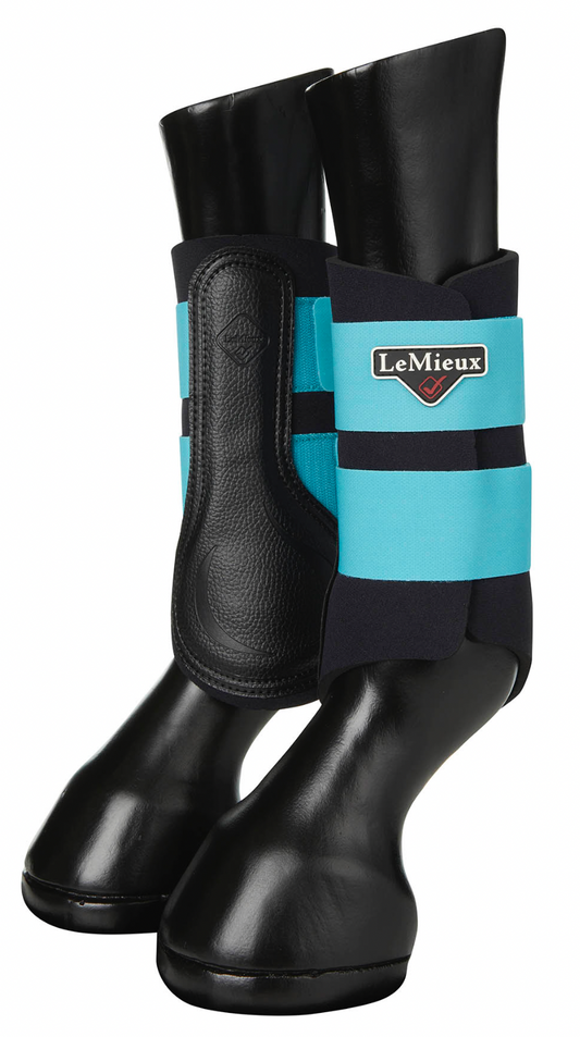 LeMieux Leg Protectors Grafter Brushing Boots Azure 