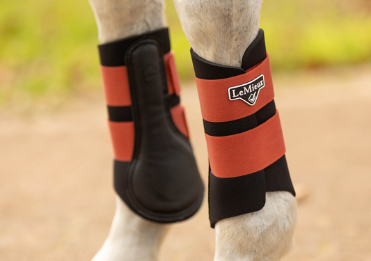 LeMieux Leg Protectors Grafter Brushing Boots Sienna 
