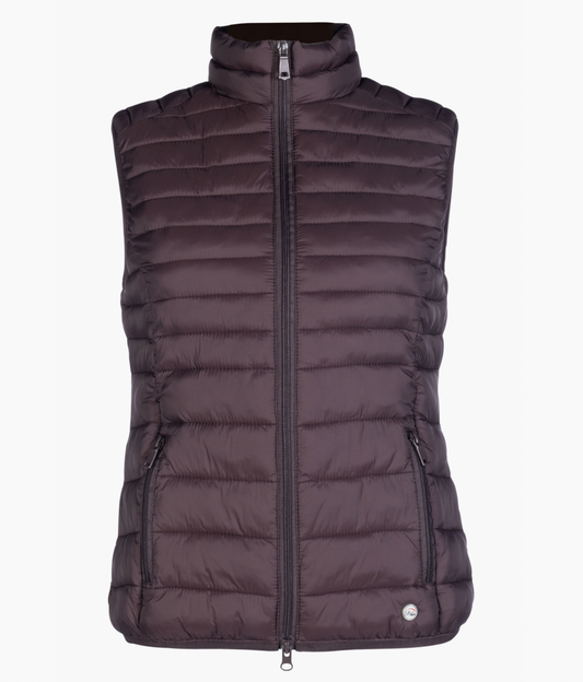 Donsbodywarmer Lena Bruin