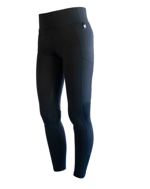 Kingsland Riding Leggings Kemmie Full Grip Junior Navy
