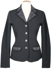 Wedstrijdjas Crystal Dames Zwart