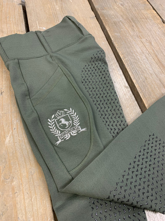 Dokihorse riding leggings Quinn junior Khaki